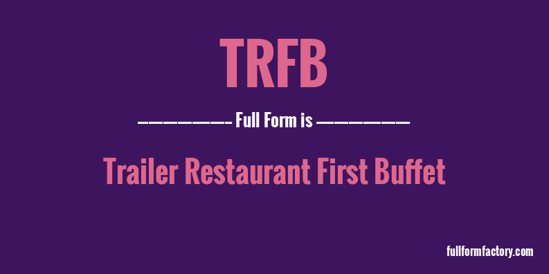 trfb-full-form