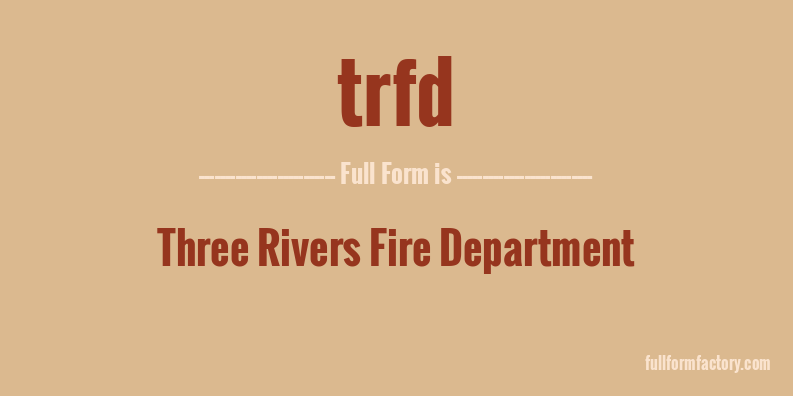 trfd-full-form