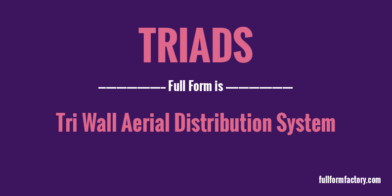 triads-full-form