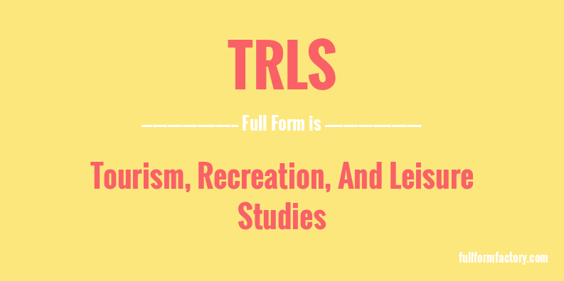 trls-full-form