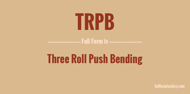 trpb-full-form