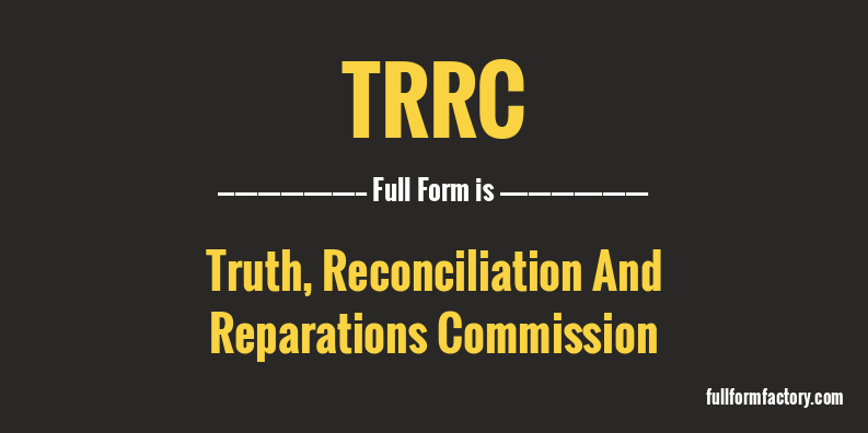 trrc-full-form