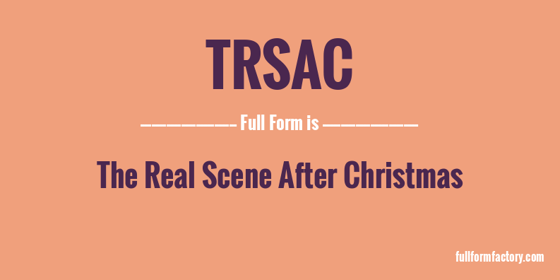 trsac-full-form