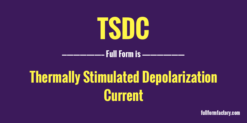tsdc-full-form