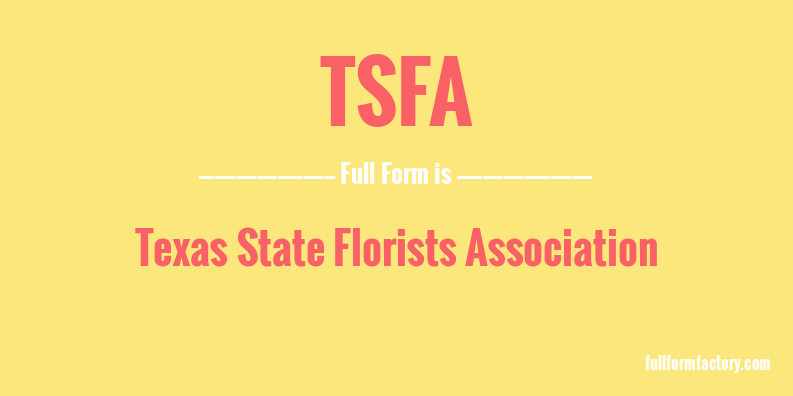 tsfa-full-form