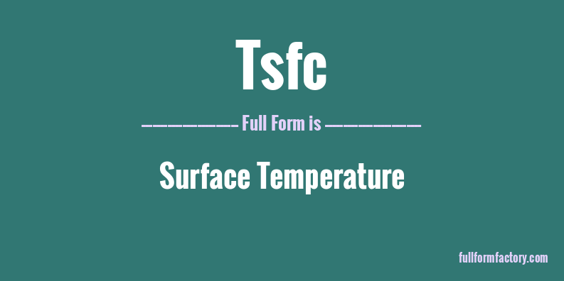 tsfc-full-form