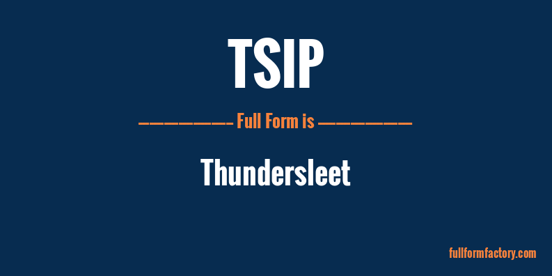 tsip-full-form
