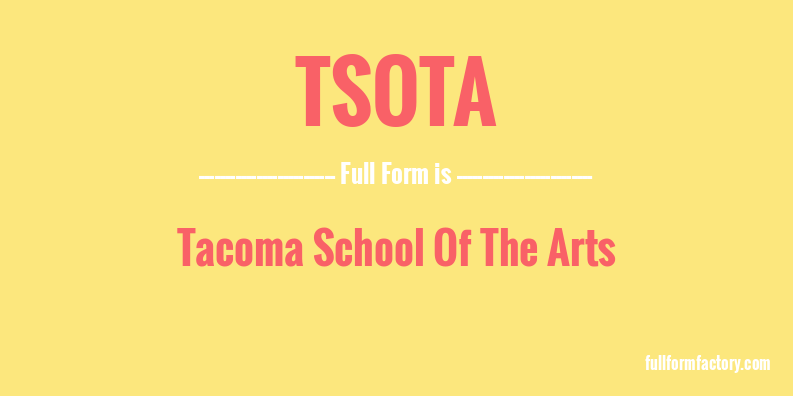 tsota-full-form