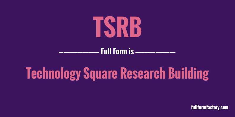 tsrb-full-form