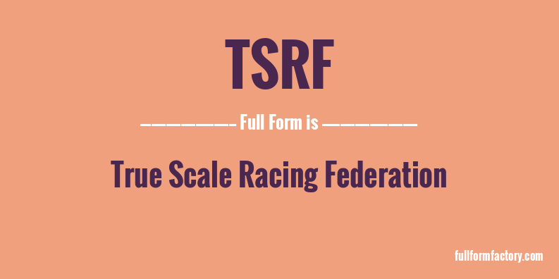 tsrf-full-form