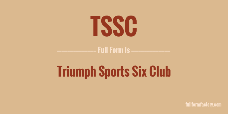 tssc-full-form