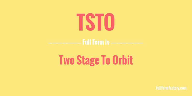 tsto-full-form