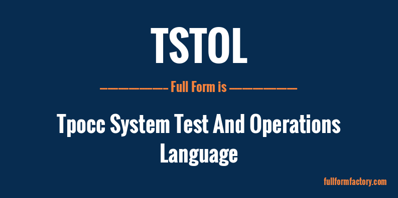 tstol-full-form