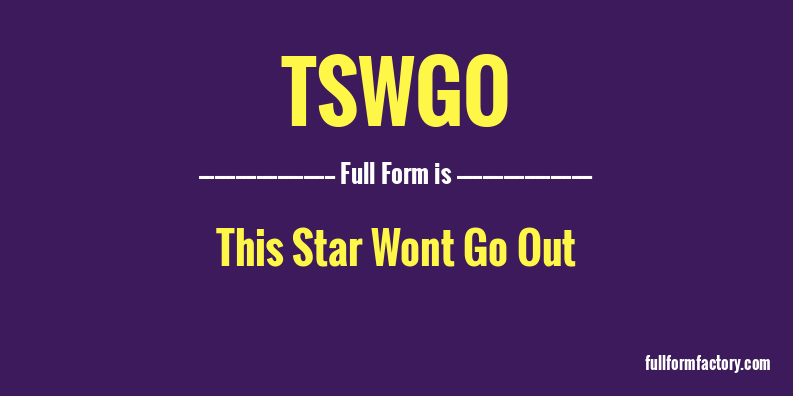 tswgo-full-form