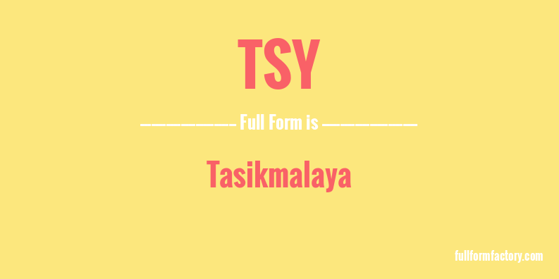 tsy-full-form