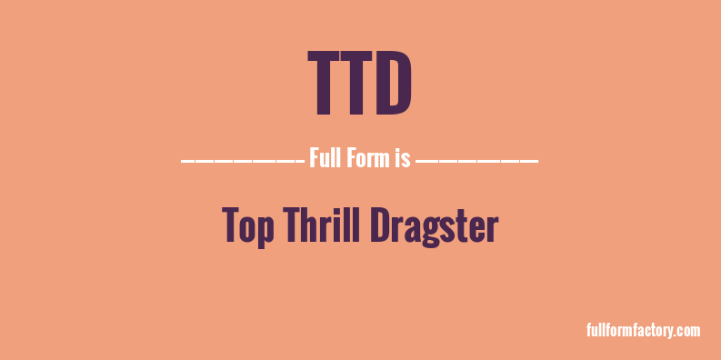 ttd-full-form