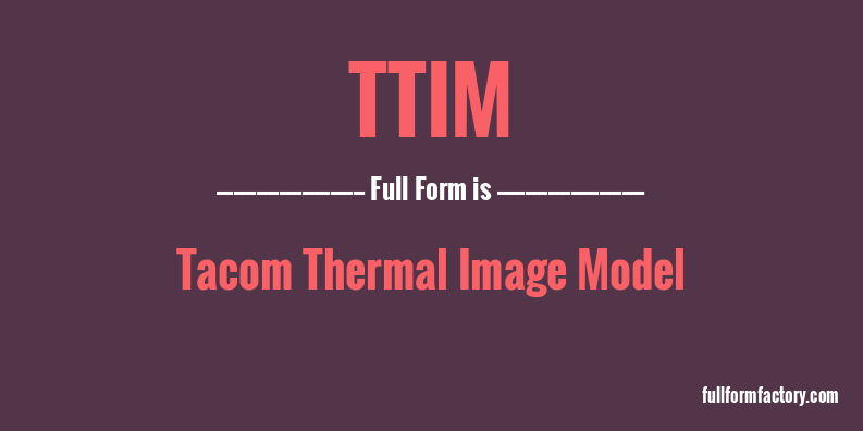 ttim-full-form