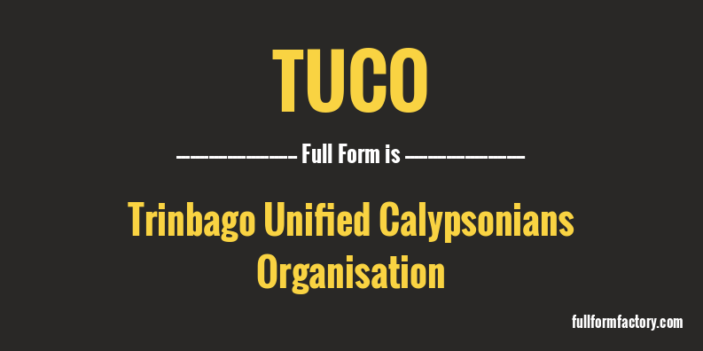 tuco-full-form