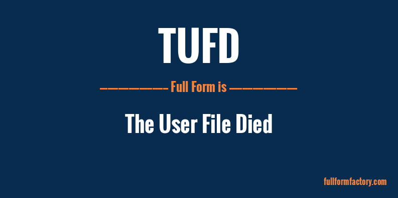 tufd-full-form