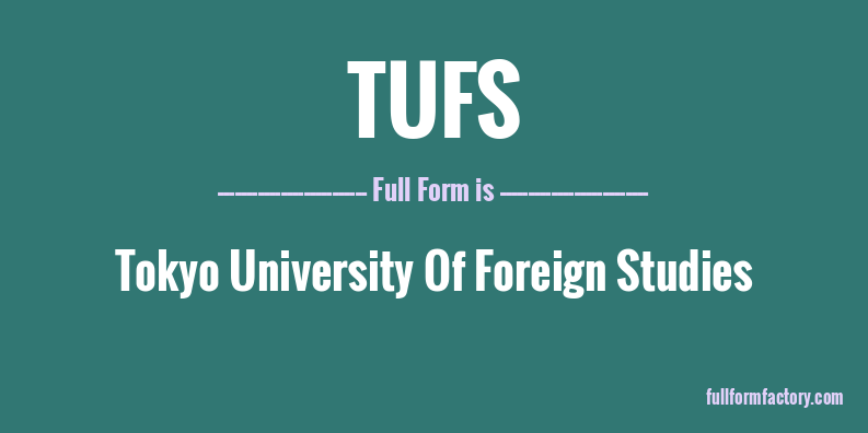 tufs-full-form