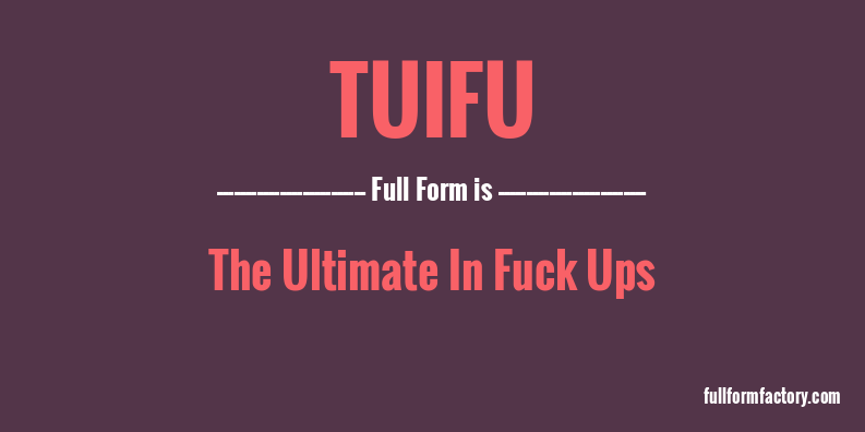 tuifu-full-form