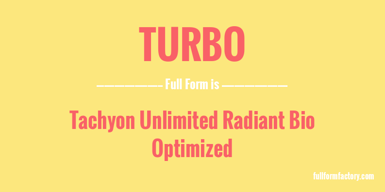 turbo-full-form