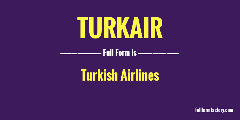 turkair-full-form