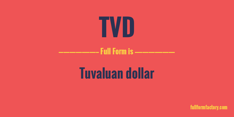 tvd-full-form