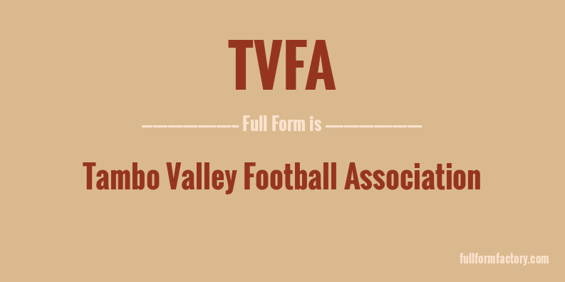 tvfa-full-form