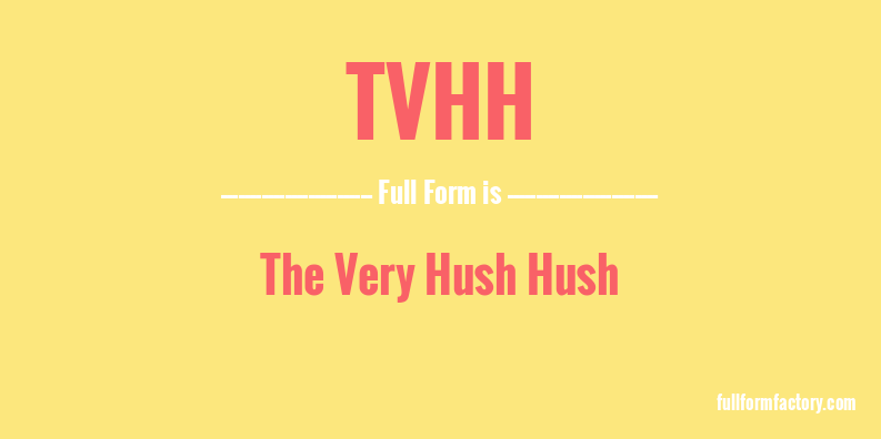 tvhh-full-form