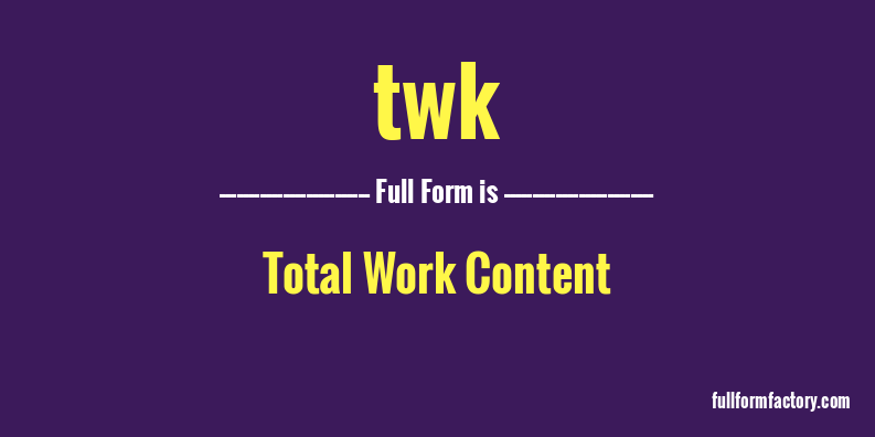 twk-full-form