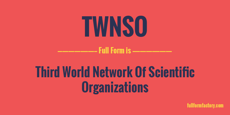 twnso-full-form