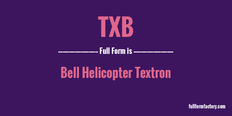 txb-full-form