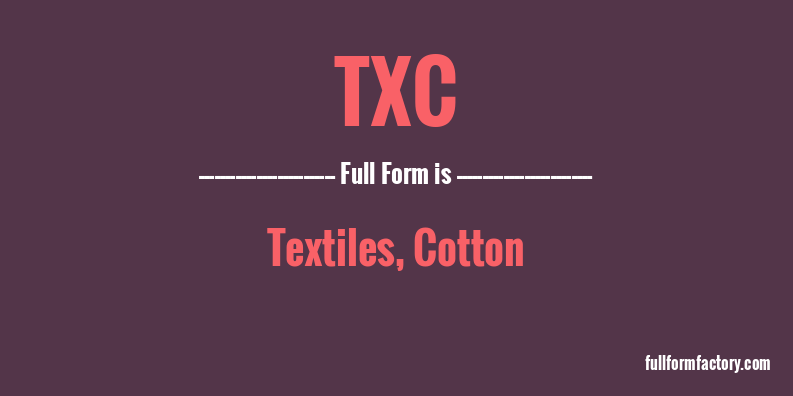 txc-full-form