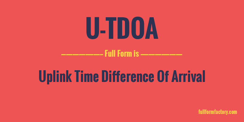 u-tdoa-full-form
