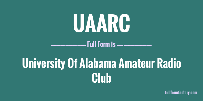uaarc-full-form