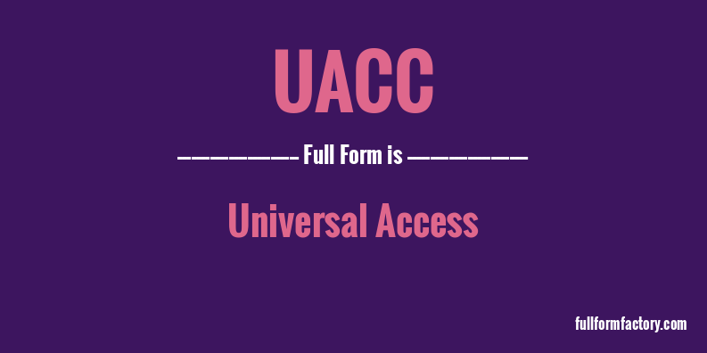 uacc-full-form