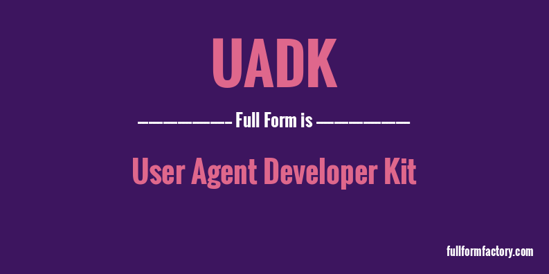 uadk-full-form