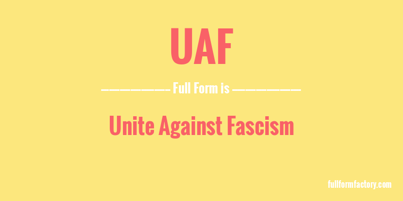uaf-full-form