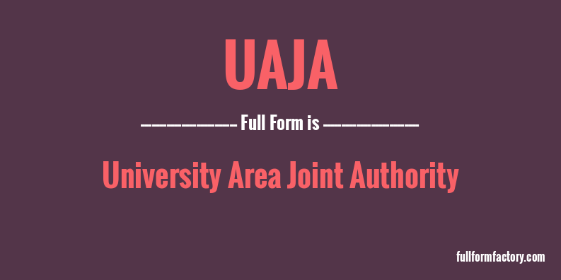 uaja-full-form