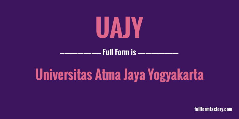 uajy-full-form