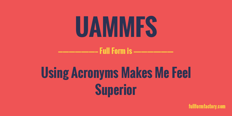 uammfs-full-form