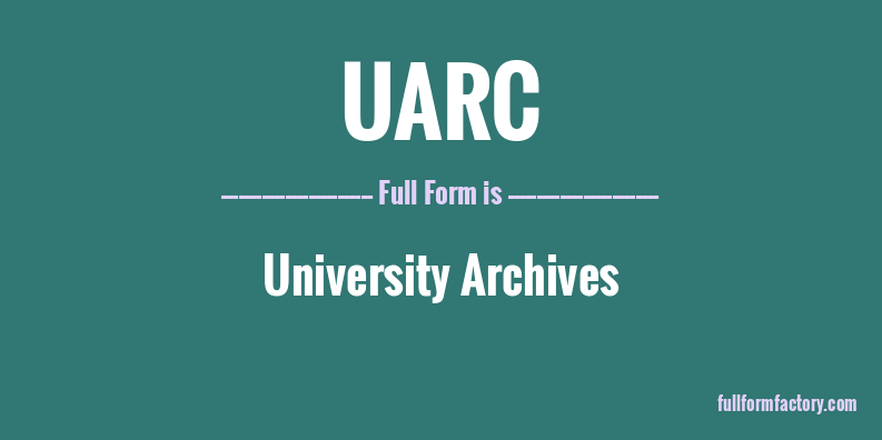 uarc-full-form