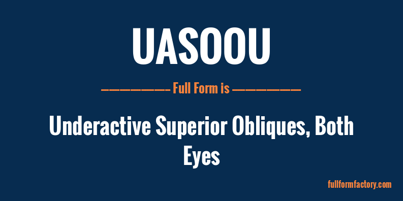 uasoou-full-form