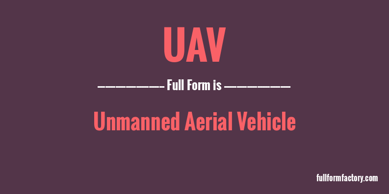 uav-full-form