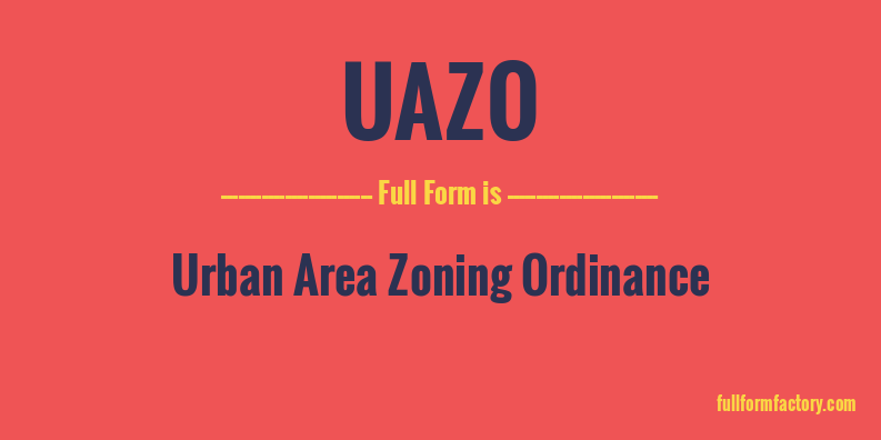 uazo-full-form
