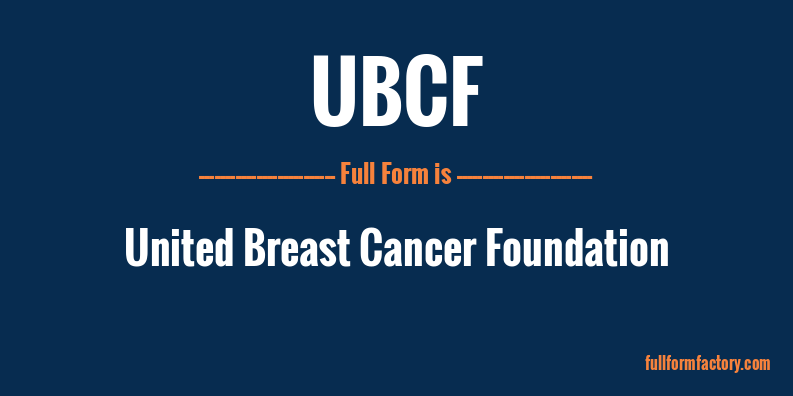 ubcf-full-form