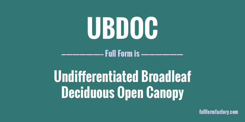ubdoc-full-form