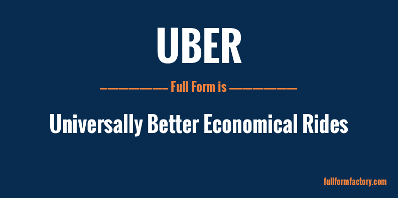 uber-full-form