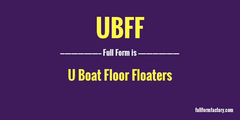 ubff-full-form